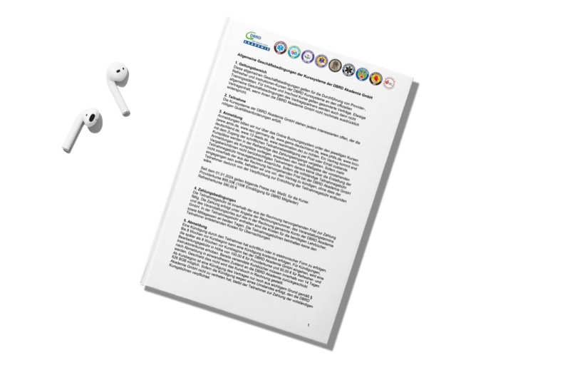 Abbildung der Allgemeinen Geschäftsbedingungen - klicken um zu lesen