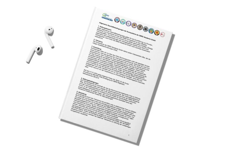 Abbildung der Allgemeinen Geschäftsbedingungen - klicken um zu lesen